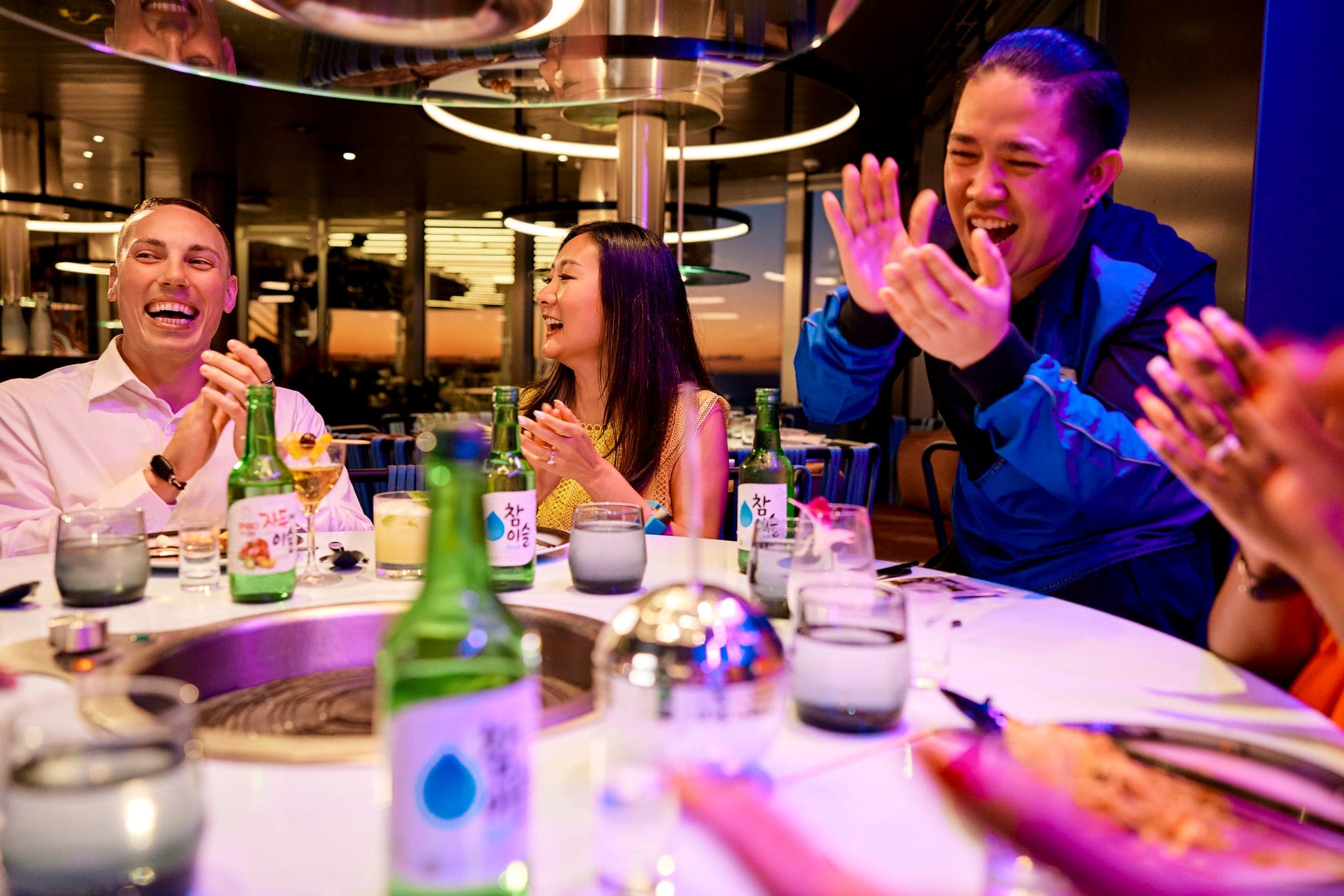 Gunbae restaurant on Virgin Voyages